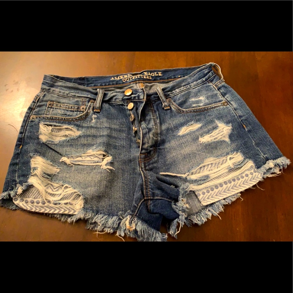 American Eagle vintage high rise jean shorts